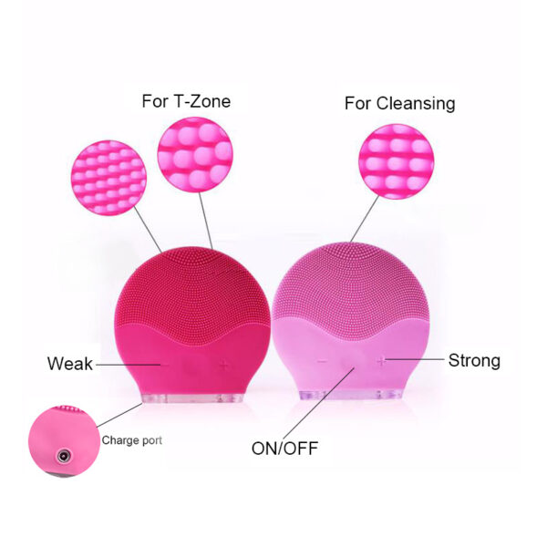 Electric waterproof silicone cleansing instrument - Image 3