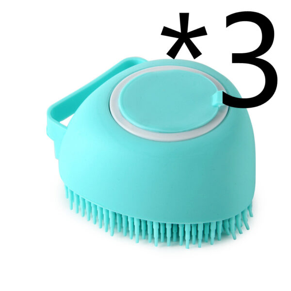 Silicone Dog Bath Massage Gloves Brush Pet Cat Bathroom Cleaning Tool Comb Brush For Dog Can Pour Shampoo Dog Grooming Supplies - Image 6
