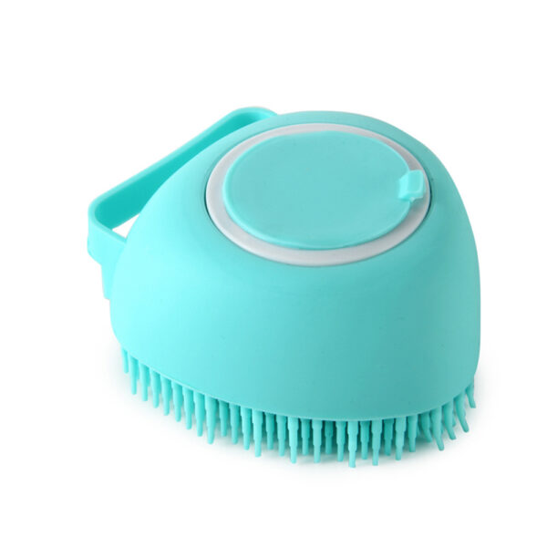 Silicone Dog Bath Massage Gloves Brush Pet Cat Bathroom Cleaning Tool Comb Brush For Dog Can Pour Shampoo Dog Grooming Supplies - Image 5
