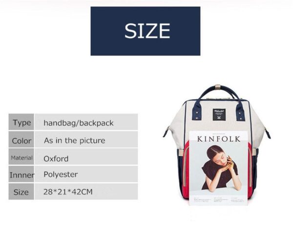 Mummy bag multi-function large capacity maternal and child package pregnant women bag mother backpack - Image 5