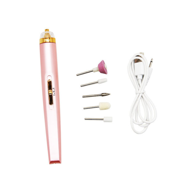 5in1 Manicure Machine Set Electric Nail Drill Polisher Cordless USB Rechargeable With LED Cutters Mill For Manicure Pedicure Accessor - Image 10